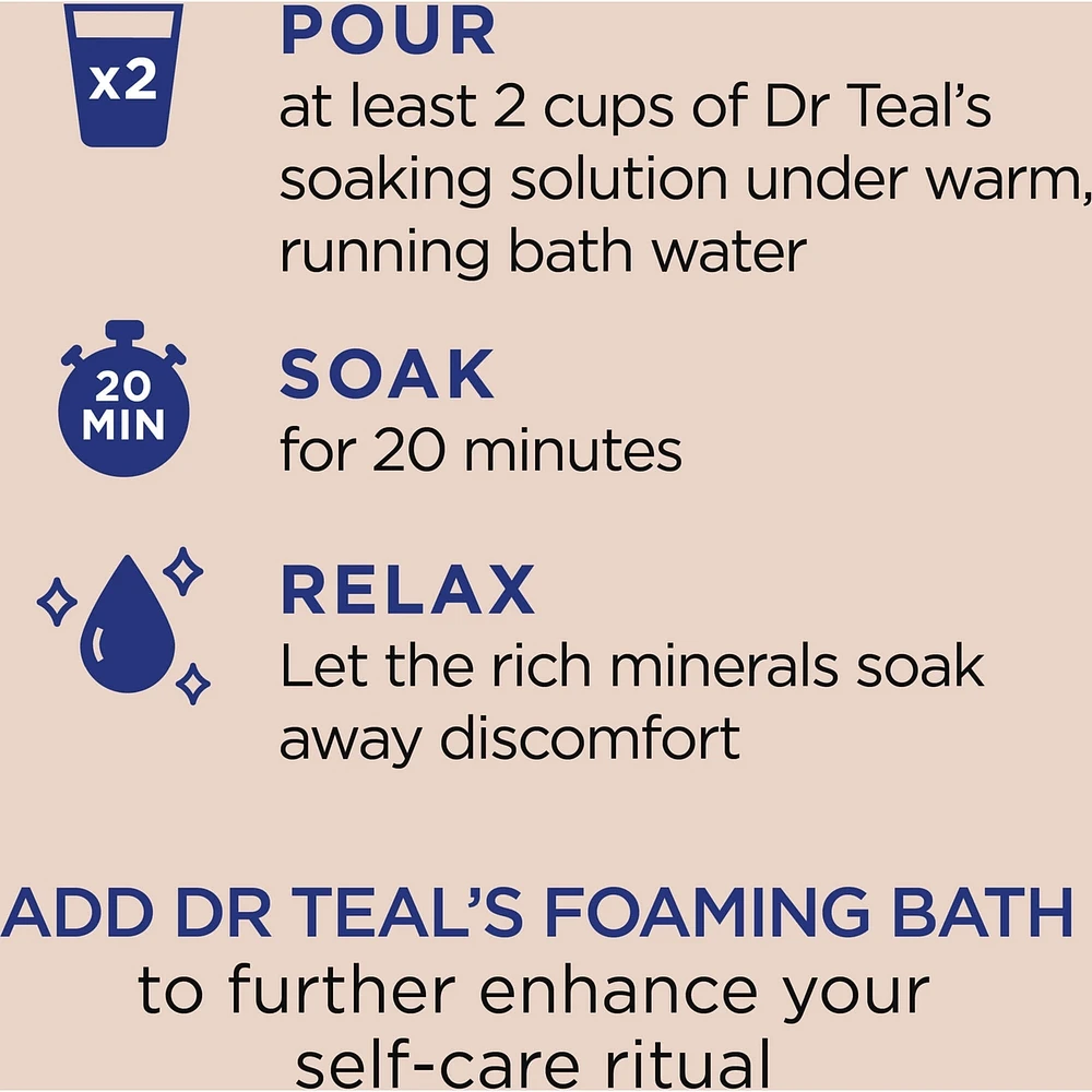 Pure Epsom Salt Soak, Soften & Moisturize with Shea Butter & Almond Oil