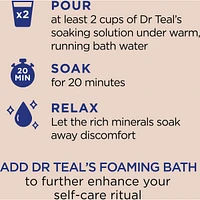 Pure Epsom Salt Soak, Soften & Moisturize with Shea Butter & Almond Oil