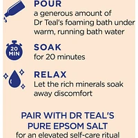 Foaming Bath with Pure Epsom Salt, Glow & Radiance with Vitamin C & Citrus Essential Oils