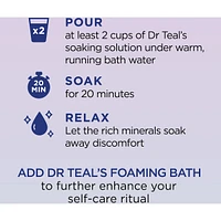 Pure Epsom Salt Soak, Sleep Blend with Melatonin,  Lavender & Chamomile Essential Oils