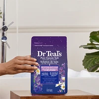 Pure Epsom Salt Soak, Sleep Blend with Melatonin,  Lavender & Chamomile Essential Oils