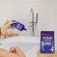 Foaming Bath with Pure Epsom Salt, Melatonin Bath,  Lavender & Chamomile Essential Oil Blend