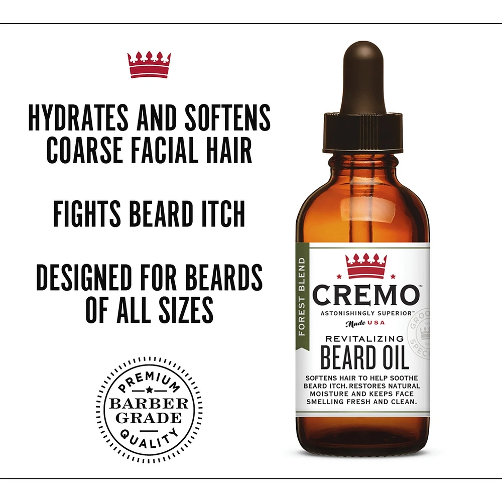 Cremo Forest Blend Revitalizing Beard Oil