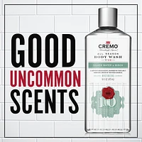 Cremo Silver Water & Birch Revitalizing Body Wash for Men, 473 mL