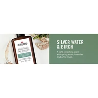 Cremo Silver Water & Birch Revitalizing Body Wash for Men, 473 mL