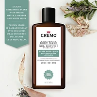 Cremo Silver Water & Birch Revitalizing Body Wash for Men, 473 mL