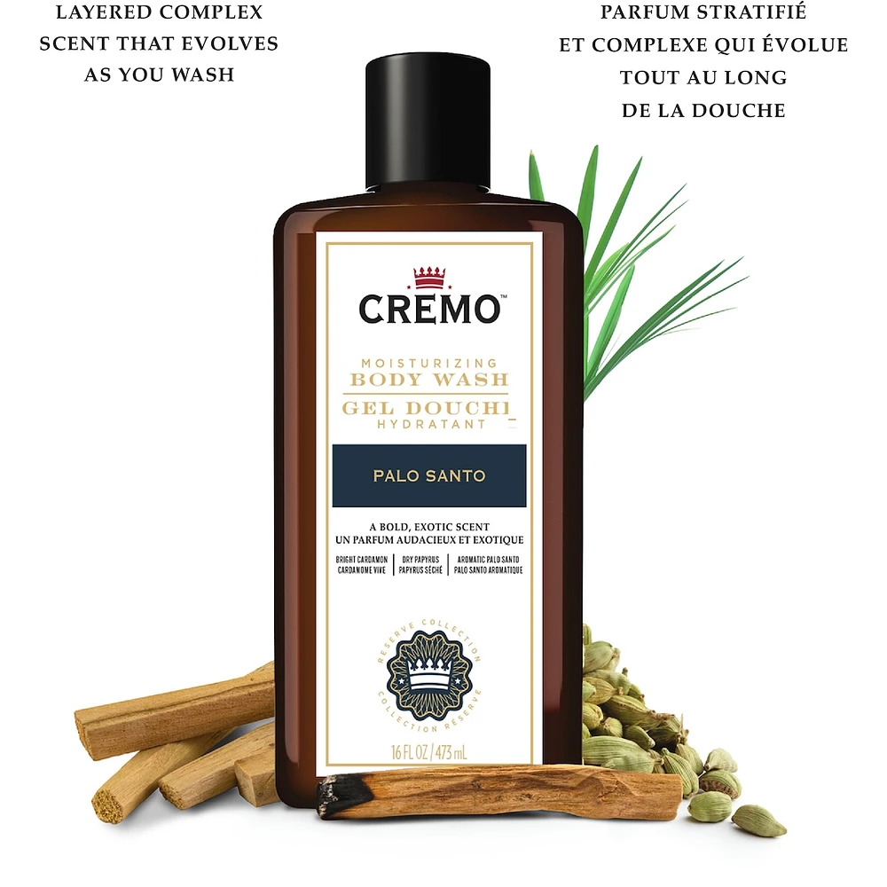 Cremo Palo Santo Body Wash, 473 mL