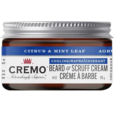 Cooling Beard & Scruff Cream Citrus Mint Leaf