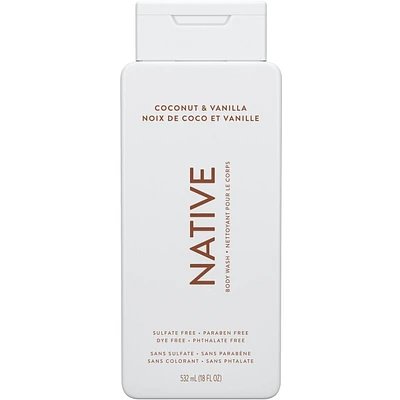 Native Body Wash Coconut & Vanilla 510g