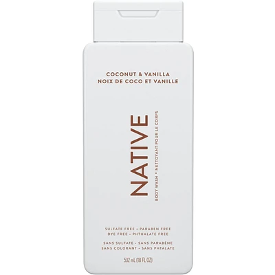 Native Body Wash Coconut & Vanilla 510g