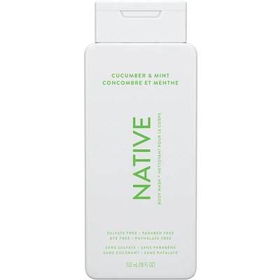 Native Body Wash Cucumber & Mint  510g