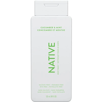 Native Body Wash Cucumber & Mint  510g