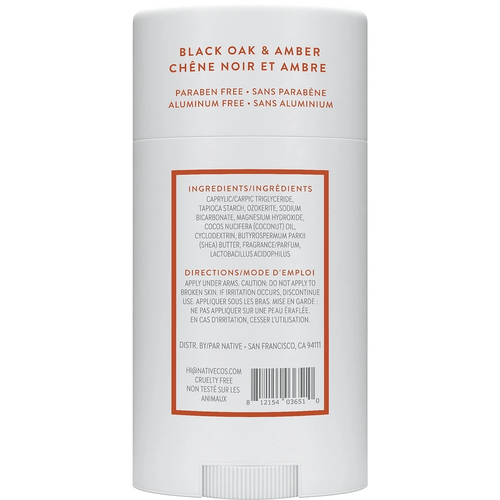 Deodorant Black Oak & Amber