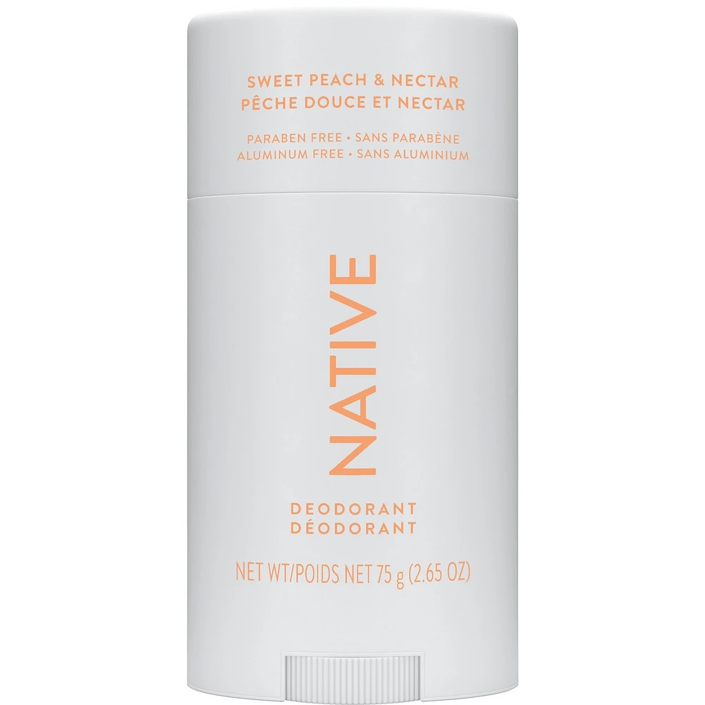 Natural Deodorant, Sweet Peach & Nectar, Aluminum Free