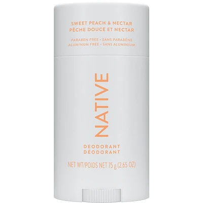 Natural Deodorant, Sweet Peach & Nectar, Aluminum Free