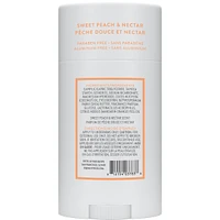 Natural Deodorant, Sweet Peach & Nectar, Aluminum Free