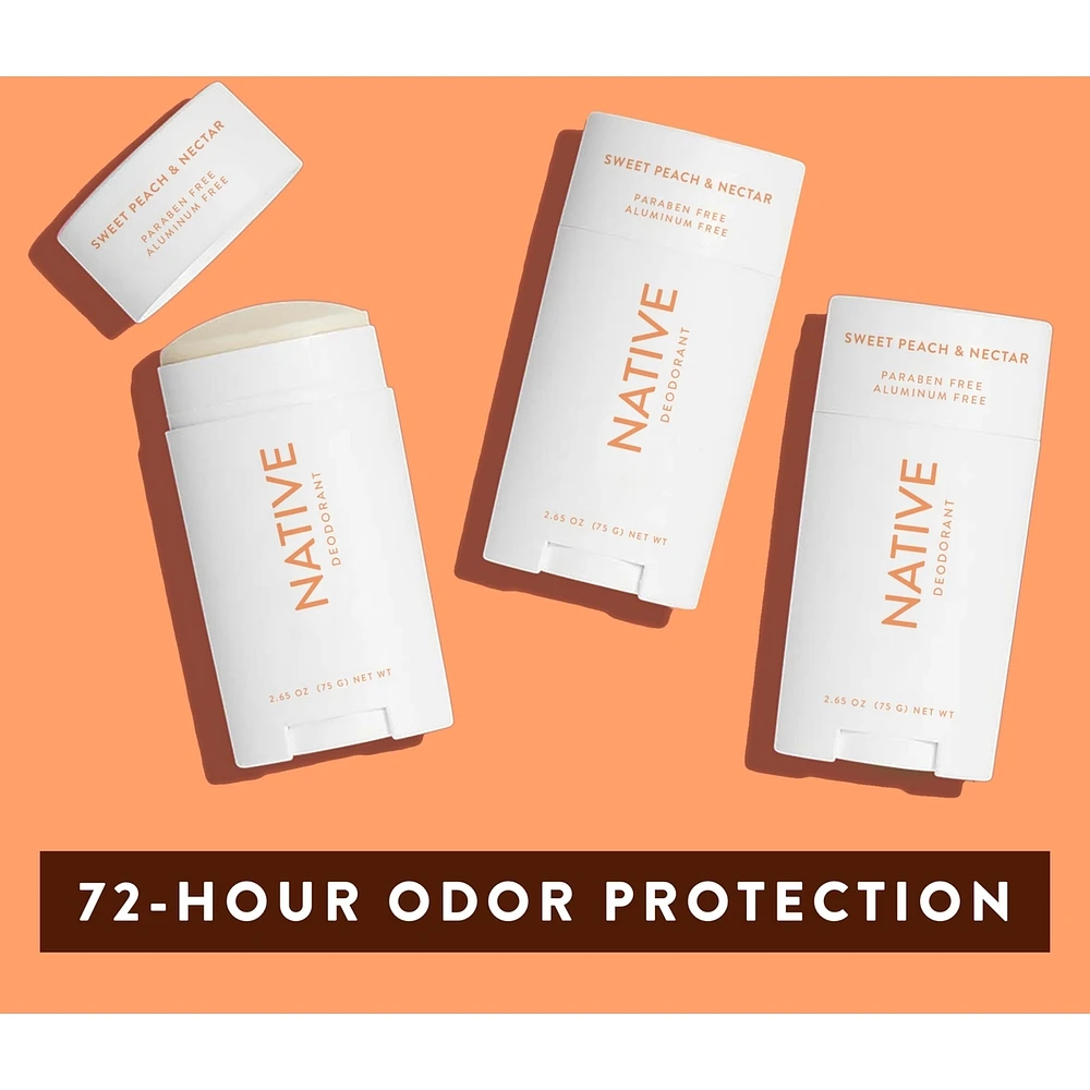 Natural Deodorant, Sweet Peach & Nectar, Aluminum Free
