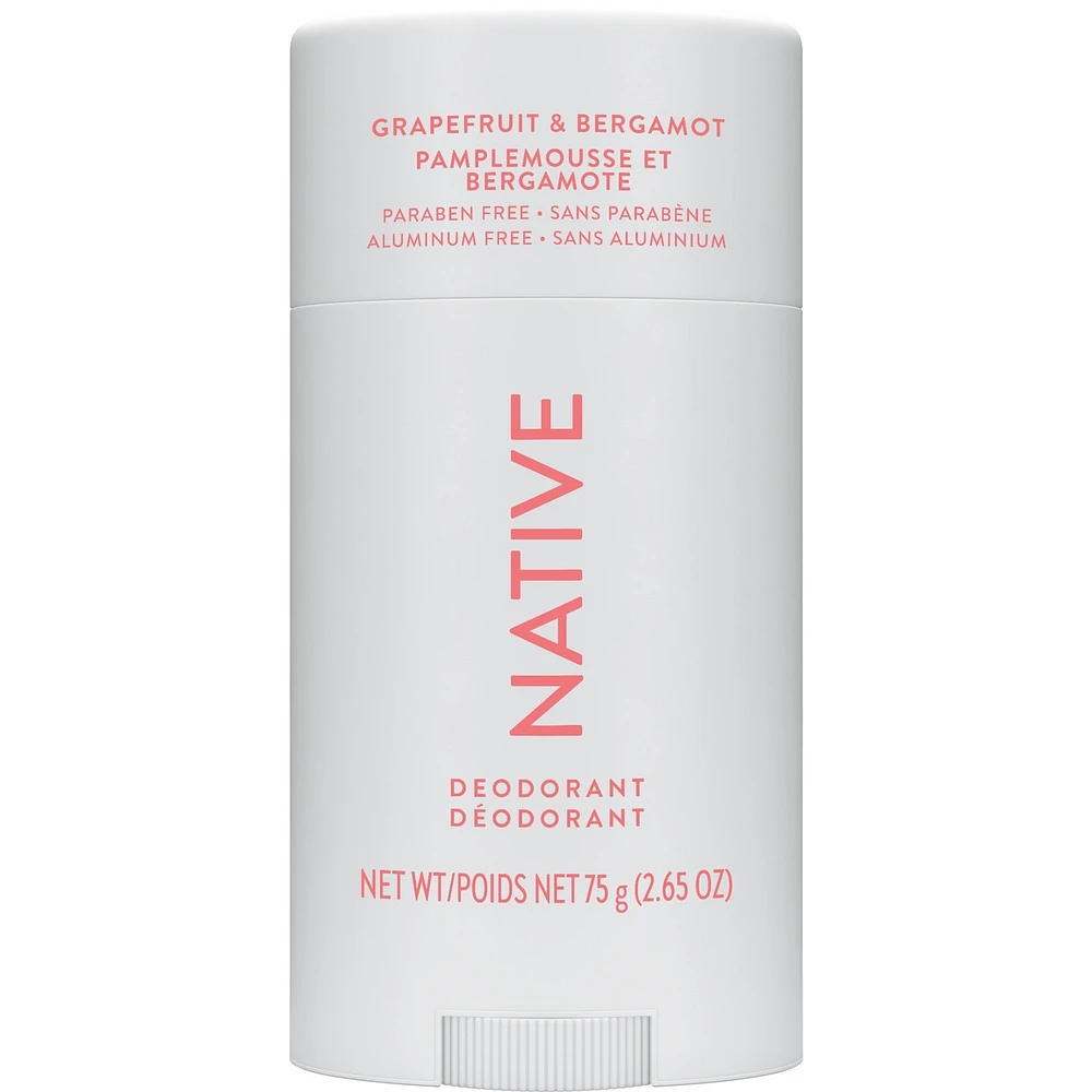 Natural Deodorant, Grapefruit & Bergamot, Aluminum Free
