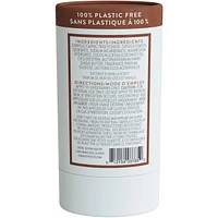 Plastic-Free Natural Deodorant, Coconut & Vanilla, Aluminum Free