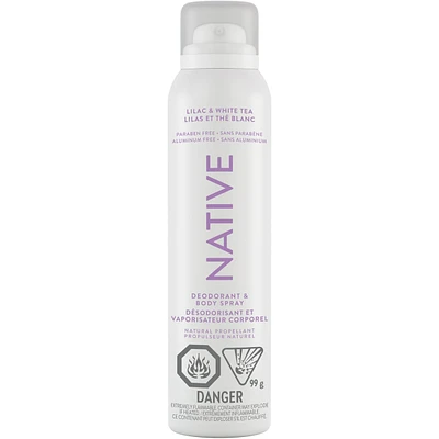 Aerosol-Free Spray Deodorant, Lilac & White Tea