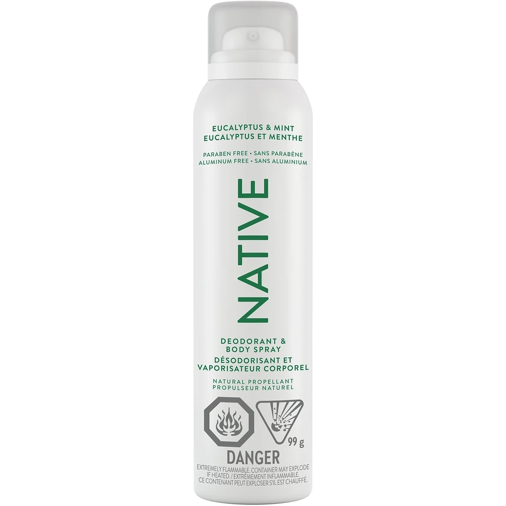 Aerosol-Free Spray Deodorant, Eucalyptus & Mint