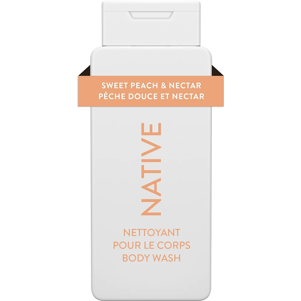 Natural Body Wash, Sweet Peach & Nectar, Sulfate Free, Paraben Free