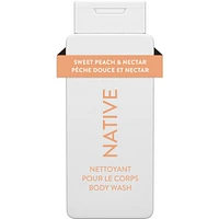 Natural Body Wash, Sweet Peach & Nectar, Sulfate Free, Paraben Free