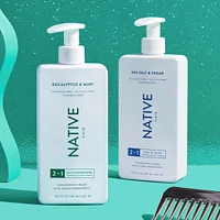 Full & Thick Sea Salt & Cedar 2-in-1 Shampoo, Sulfate & Paraben Free