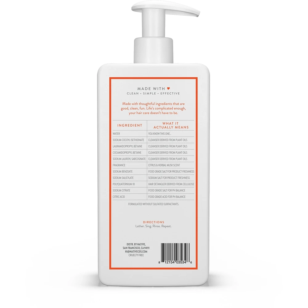 Daily Clean Citrus & Herbal Musk Shampoo