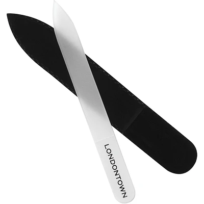 White Glass Nail File