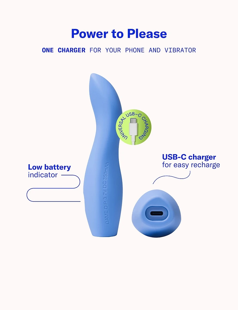 DAME DIP VERSATILE VIBRATOR PW