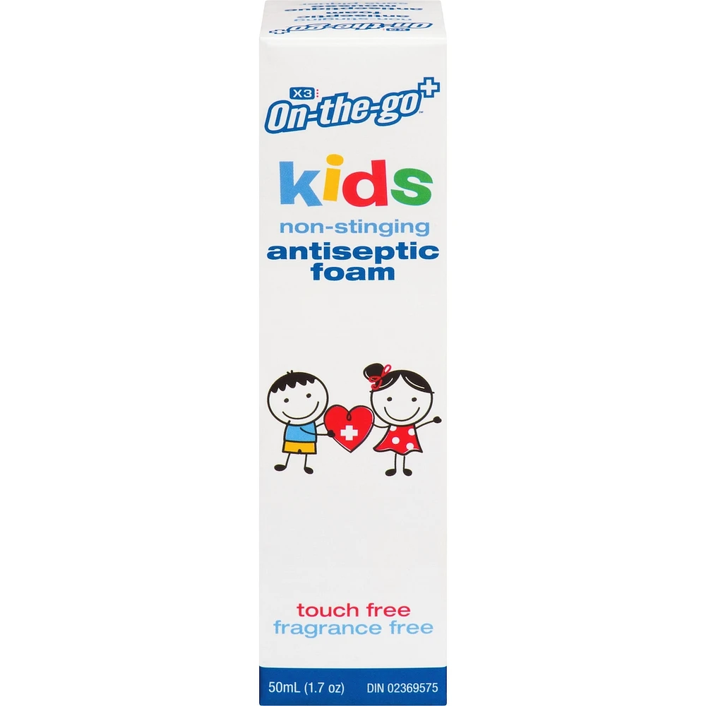 Non-Stinging Antiseptic Foam for Kids
