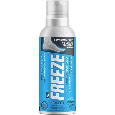 Cooling Pain Relief Continuous Spray for Sore Feet