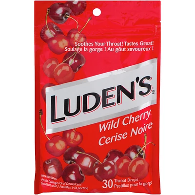 Luden's Throat Drops Wild Cherry