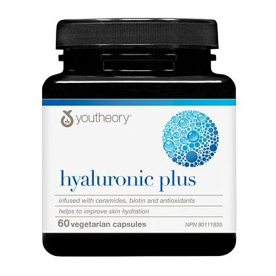 Youtheory Hyaluronic Plus, 60 Capsules