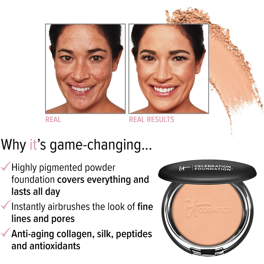 Celebration Powder Foundation - Full-Coverage & Anti-Aging