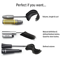 3-in-1, Black Eyelash Primer, Eyeliner and Mascara, Tightline