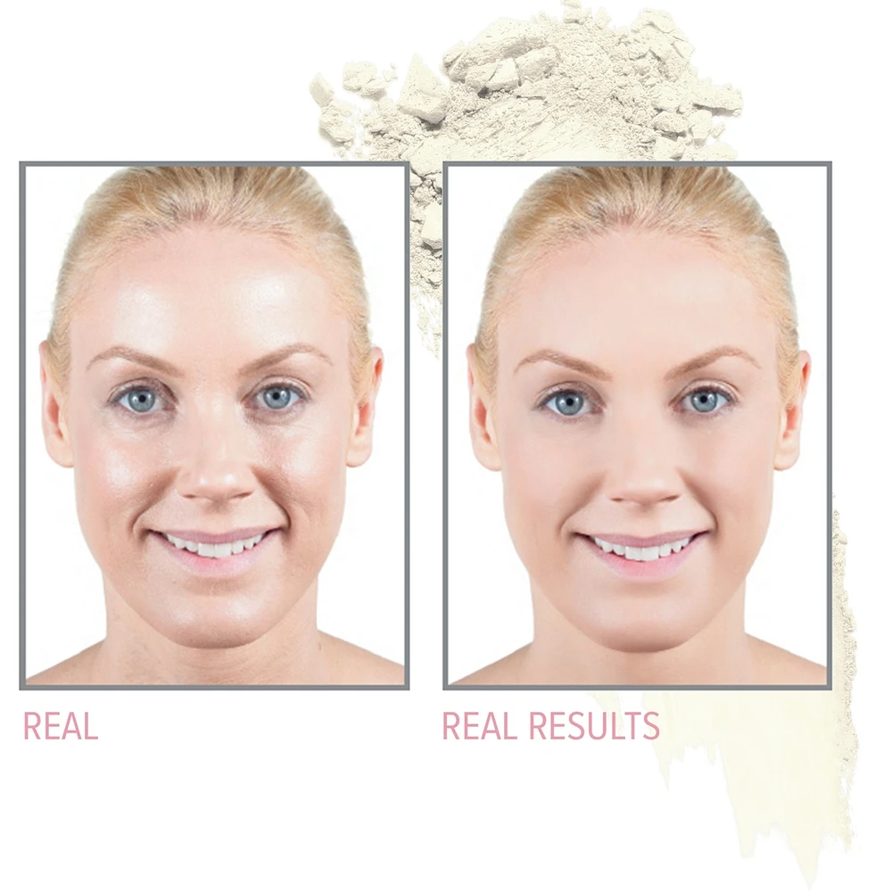 Mattifying Setting Powder, conceals pores, talc-free, with silk, Bye Bye Pores
