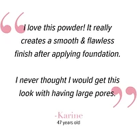 Mattifying Setting Powder, conceals pores, talc-free, with silk, Bye Bye Pores