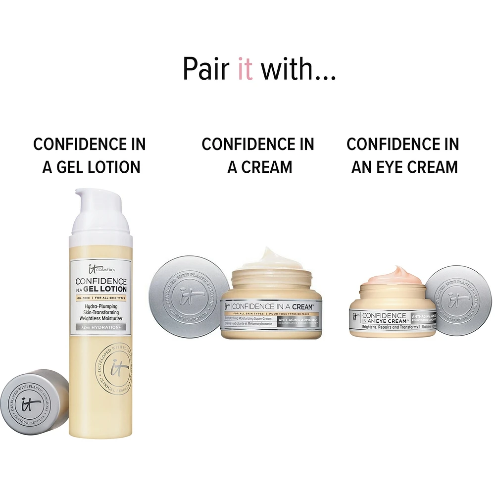 Cleanser infused with Hydrating Serum, Confidence in a Cleanser, soap-free