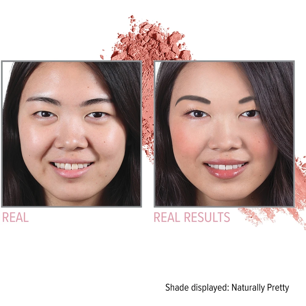 Pore Minimizing Powder Blush, talc-free, with silk, Bye Pores