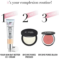 Pore Minimizing Powder Blush, talc-free, with silk, Bye Pores