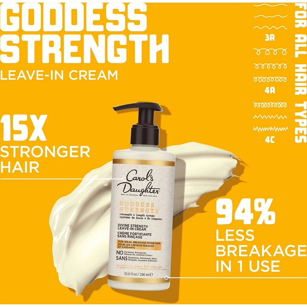 Goddess Strength Divine Strength Leave In Conditioner  for Weak, Breakage Prone Hair