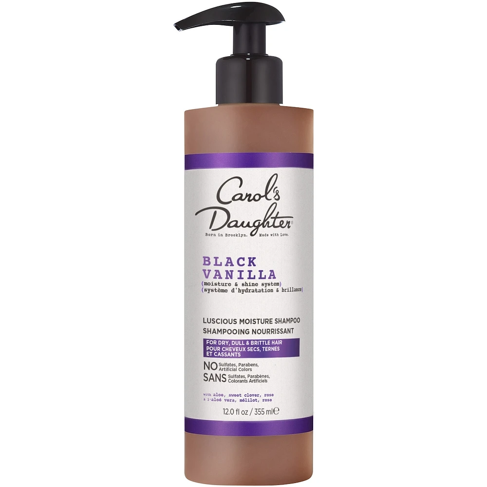 Black Vanilla Sulfate Free Moisturizing Daily Shampoo