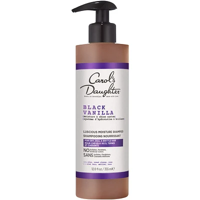 Black Vanilla Sulfate Free Moisturizing Daily Shampoo