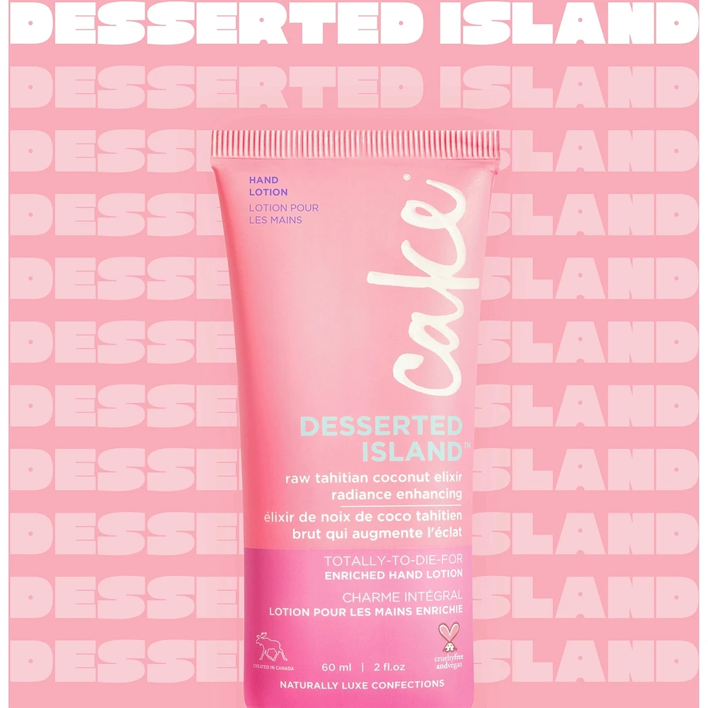 Cake Desserted Island® Enriched Hand Lotion