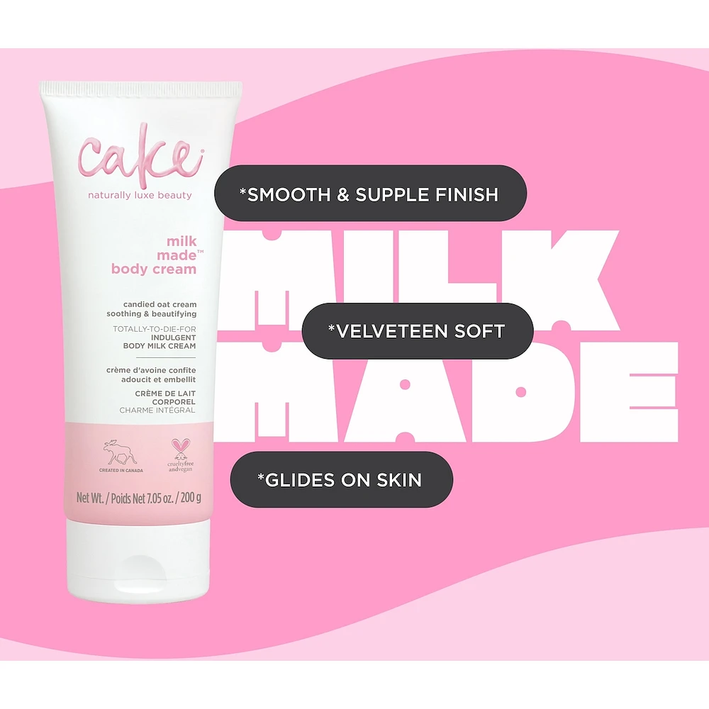 Cake Milk Made® Indulgent Body Milk Cream