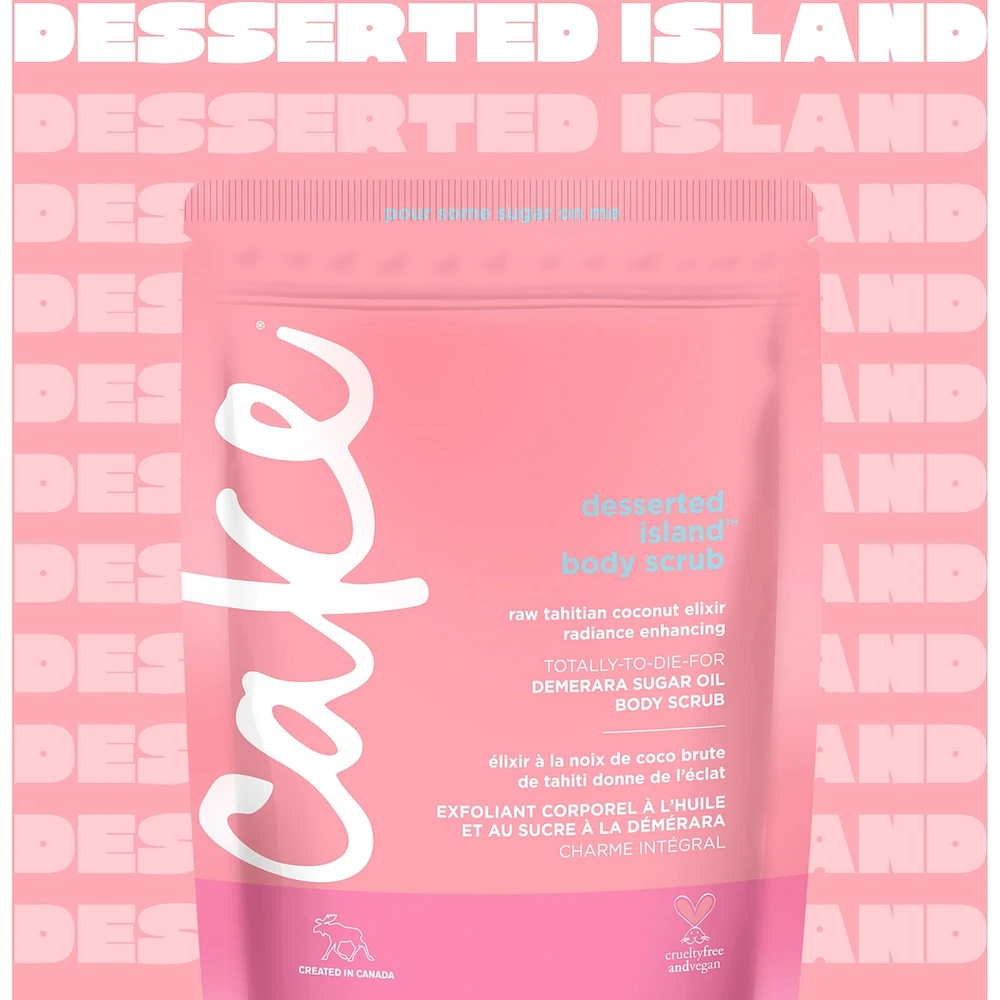 Cake Beauty Desserted Island Demerara Sugar-Oil Body Scrub
