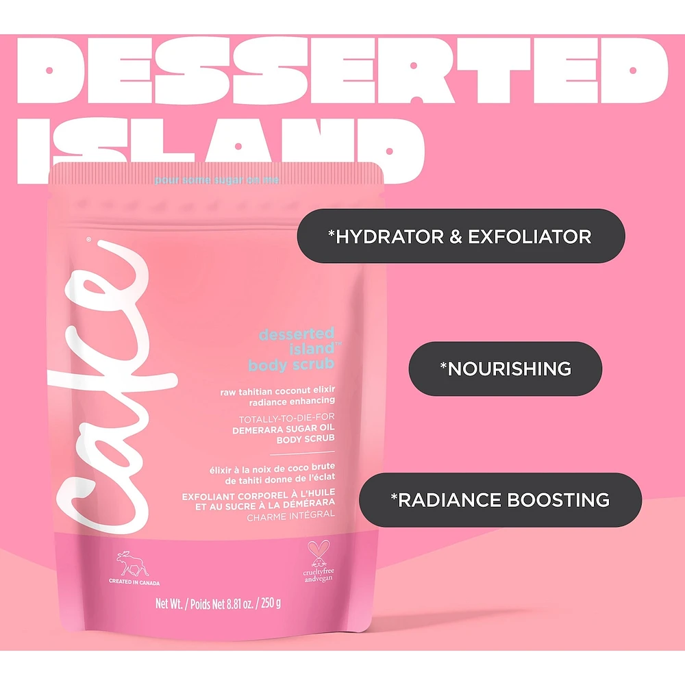 Cake Beauty Desserted Island Demerara Sugar-Oil Body Scrub