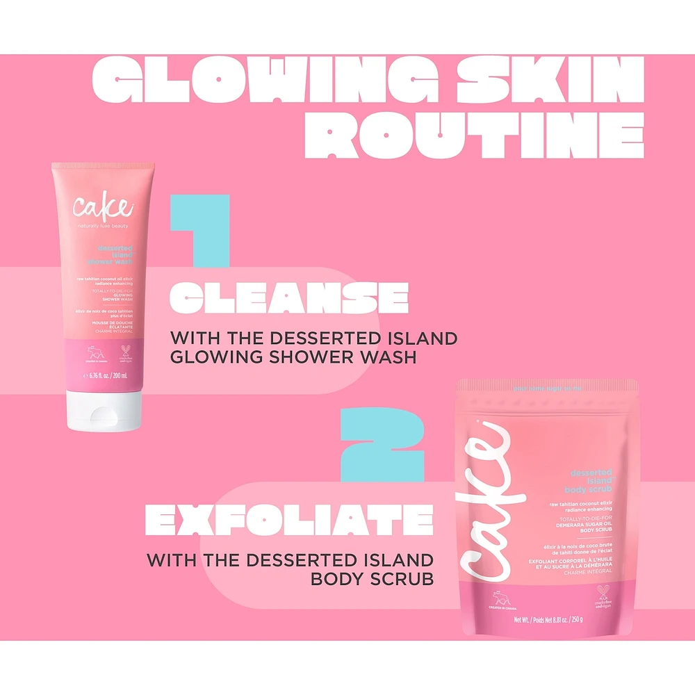 Cake Beauty Desserted Island Demerara Sugar-Oil Body Scrub